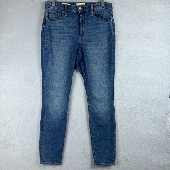 Universal Thread High Rise Skinny Jeans Womens Size 8/29R Medium Wash Blue - Picture 1 of 12